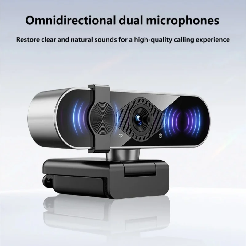 HD USB Webcam With Privacy Shutter Autofocus Plug And Play Computer Camera For PC Laptop Desktop Zoom Skype Teams Conferencing