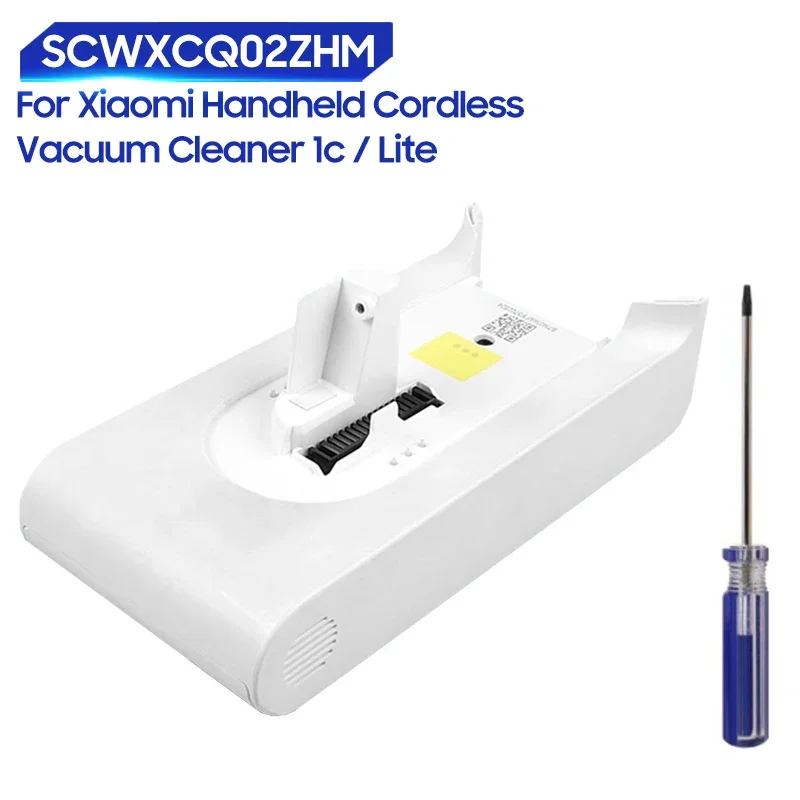 Replacement Handheld Cordless Vacuum Cleaner Battery 1C-P1916-SDI-25R For Xiaomi Mijia Vacuum 1C Lite SCWXCQ02ZHM K10 2500mAh