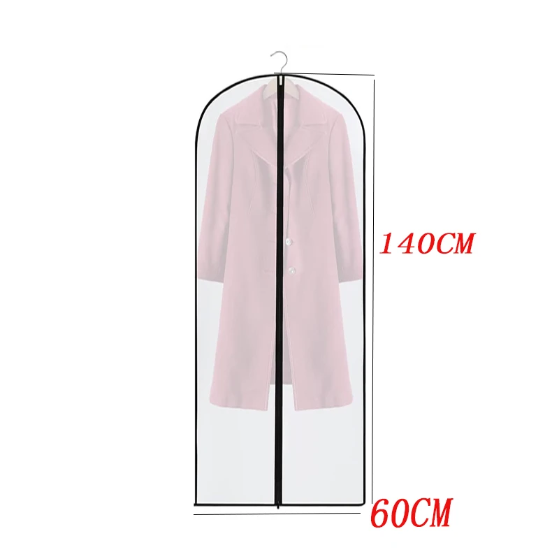 Kleidung Hängen Staub Abdeckung Anzug Mantel Hochzeit Kleid Abdeckung Lagerung Kleiderschrank Hängende Kleidung Organisatoren Kleidung Abdeckung Mit Reißverschluss – Detail 9