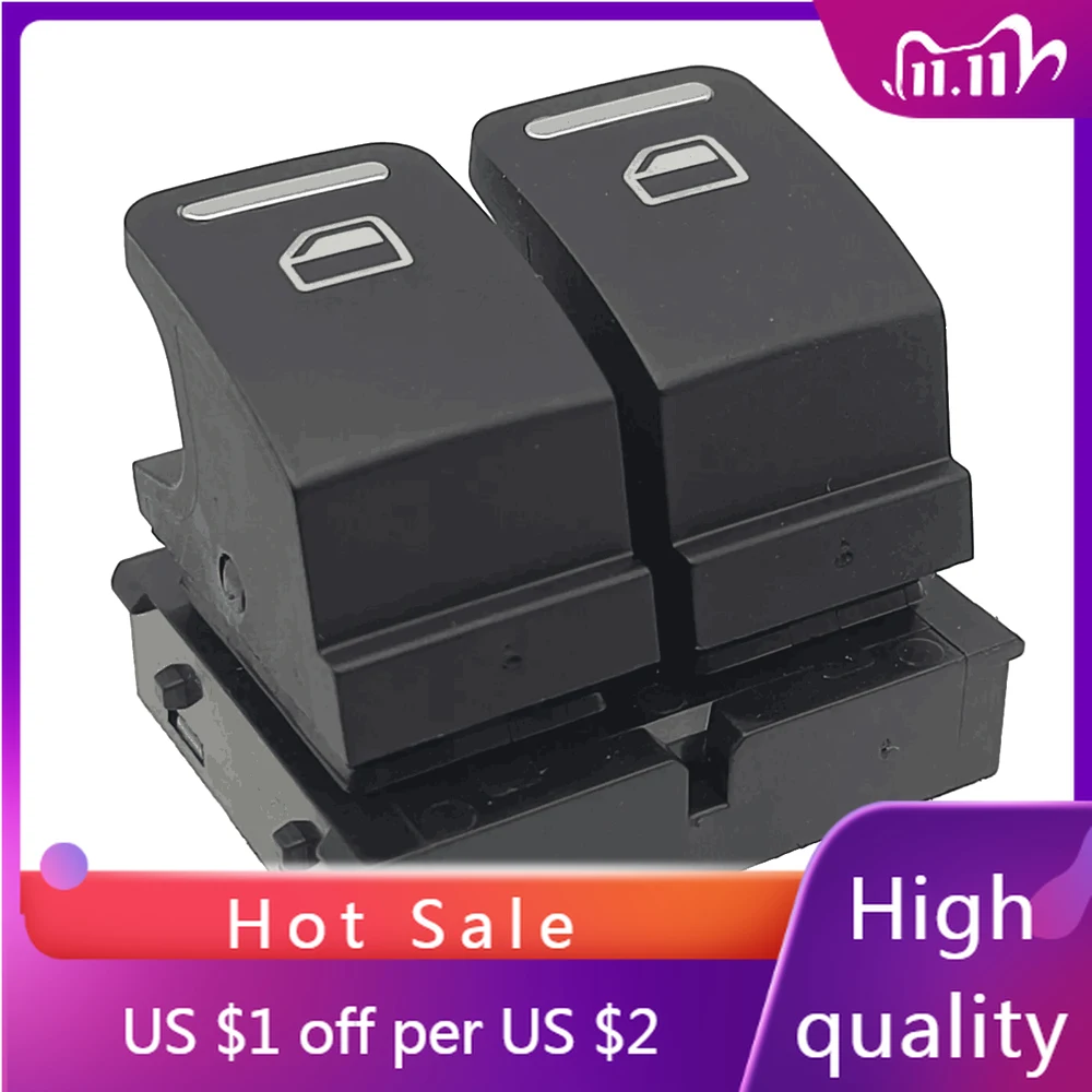 

Electric Power Window Control Switch Button For VW Beetle & Volkswagen Jetta 2012 2013 2014 2015 2016 2017 5C5959857A 5C5959857B