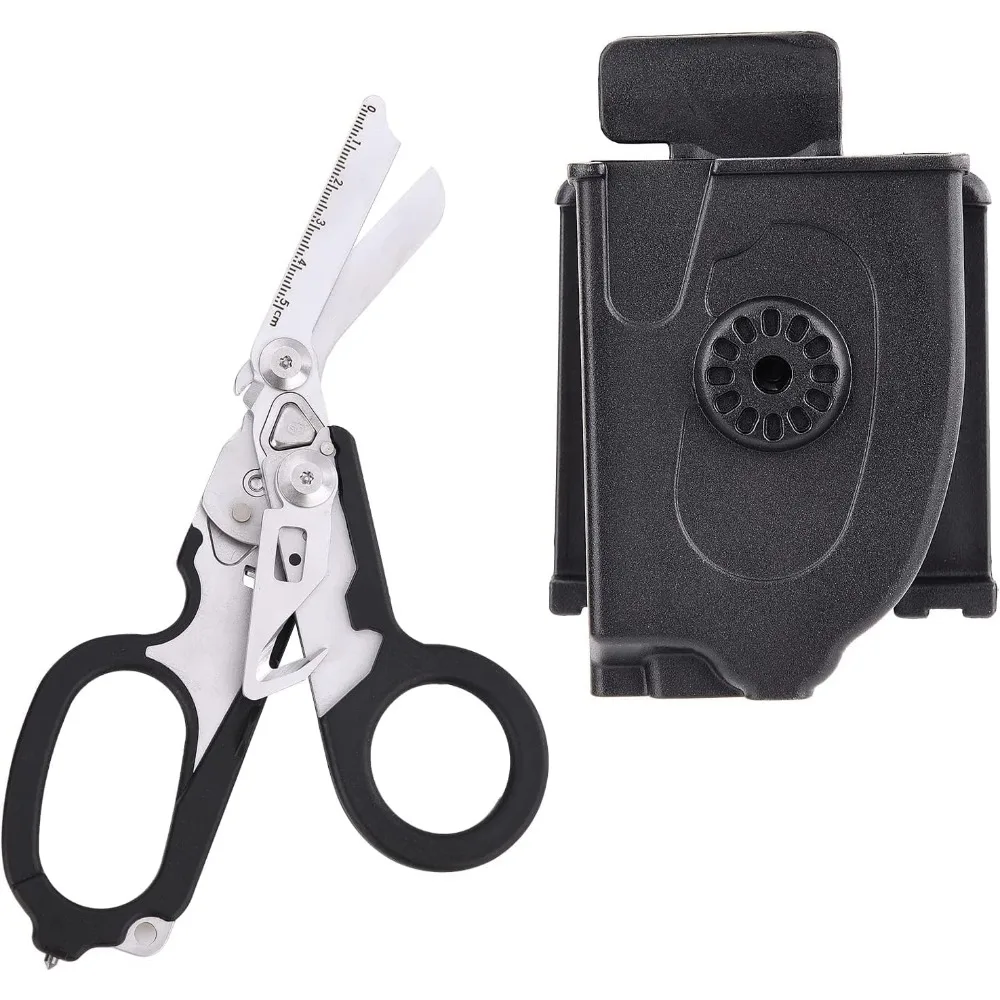 Multifunction Scissors Combination Gadget for Raptors First Aid Expert Tactical Folding Scissors Outdoor Survival Tool