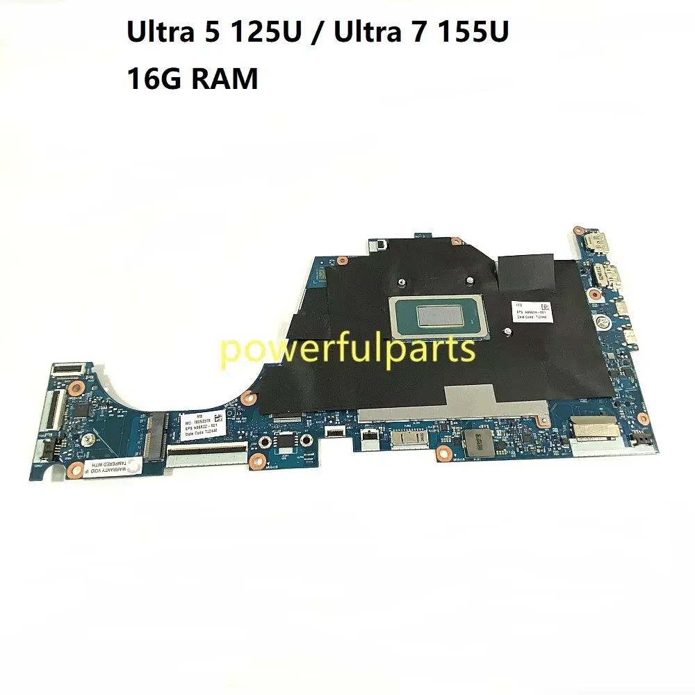 For Hp ENVY X360 2 IN 1 16-AC Motherboard N86622-601 KPM6J LA
