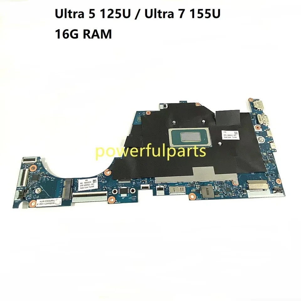 For Hp ENVY X360 2 IN 1 16-AC Motherboard N86622-601 KPM6J LA