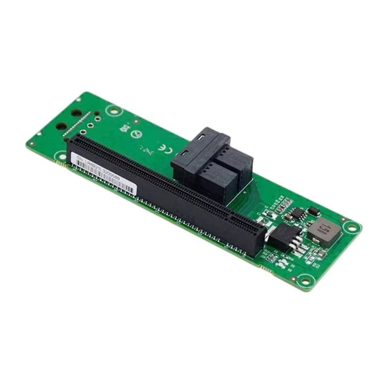 2 Port SFF-8643 to PCIe x16 Slot Adapters Expansion Card PCIe x16 Slot Adapters Converters Board SFF-8643 to PCIe x16 QXNF