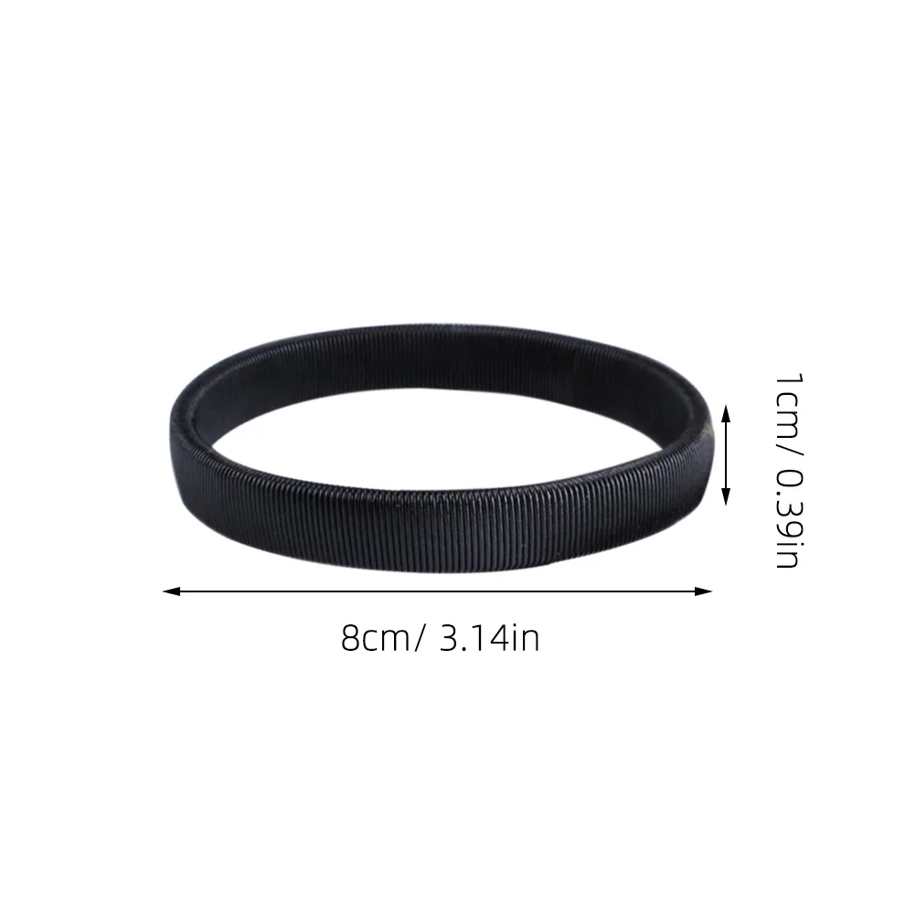 

Elastic Steel Black Sleeve Holder For Men 27Cm Arm Band Adjustable Shirt Garter Cuff Armband Bracelet Accessory