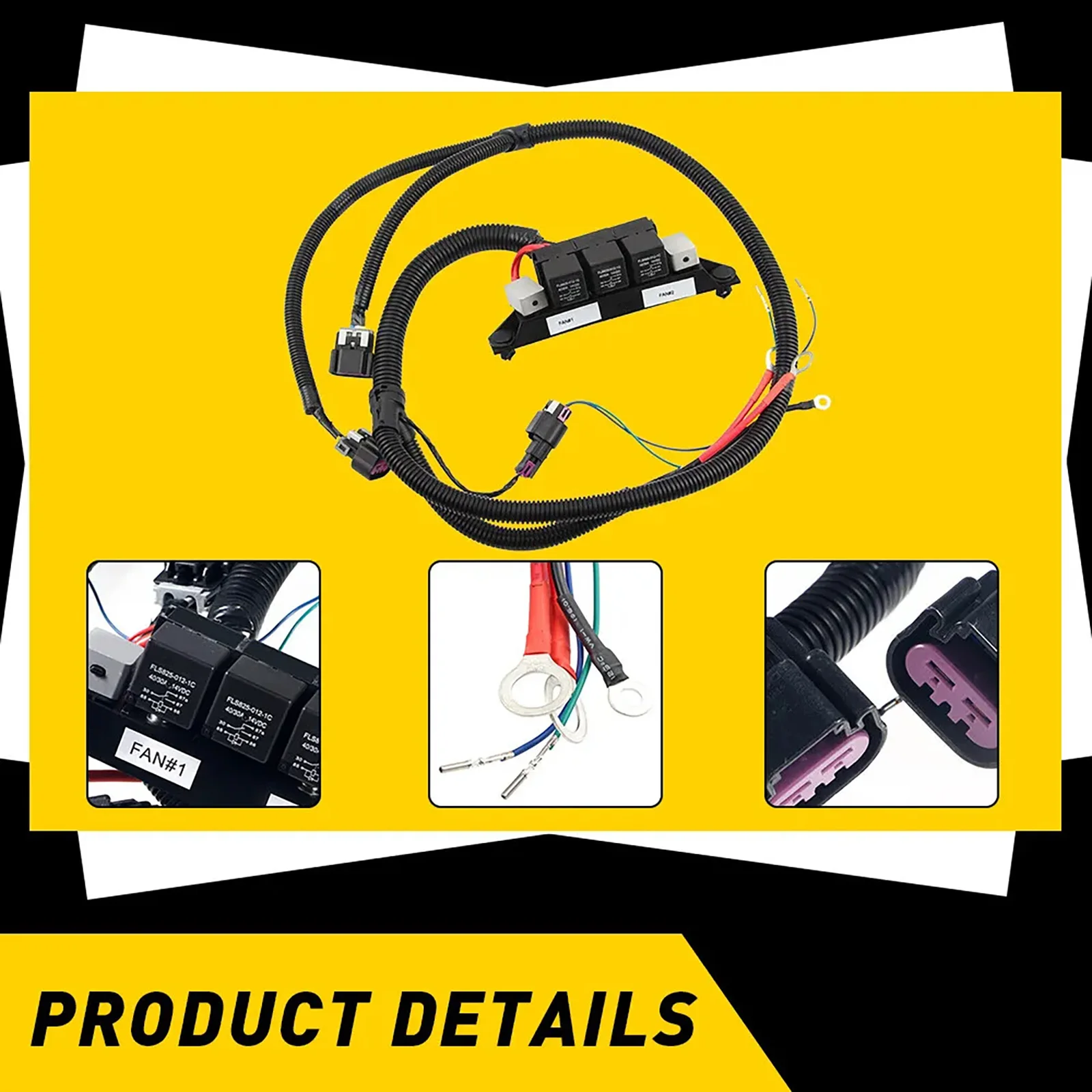Stehen Allein Elektrische Fan Kabelbaum Ersetzen Für GMC Sierra Für Chevrolet Silverado Suburban Avalanche Auto Zubehör 674-00923