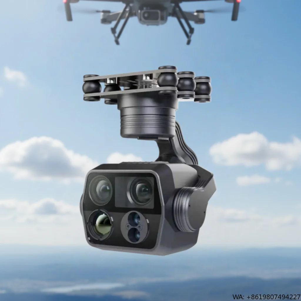 Skydroid C14 Pro 4-in-1 2K Thermal LRF 3-Axis  Multi-Function 5MP Four-Light 100x Hybrid Zoom  Gimbal