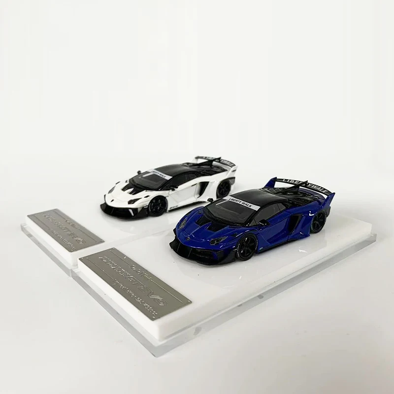 ScaleMini 1:64 Model Car GT EVO Wide Body Resin Sport Vehicle Collection Display