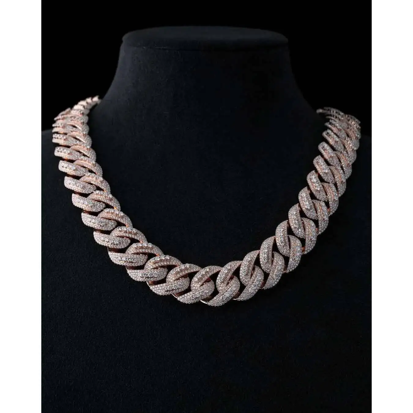 

Ожерелье-цепочка VVS с муассанитом Майами и кубинскими звеньями, 20 мм, серебро 925 пробы с родиевым покрытием | Алмазный тестер пройдено