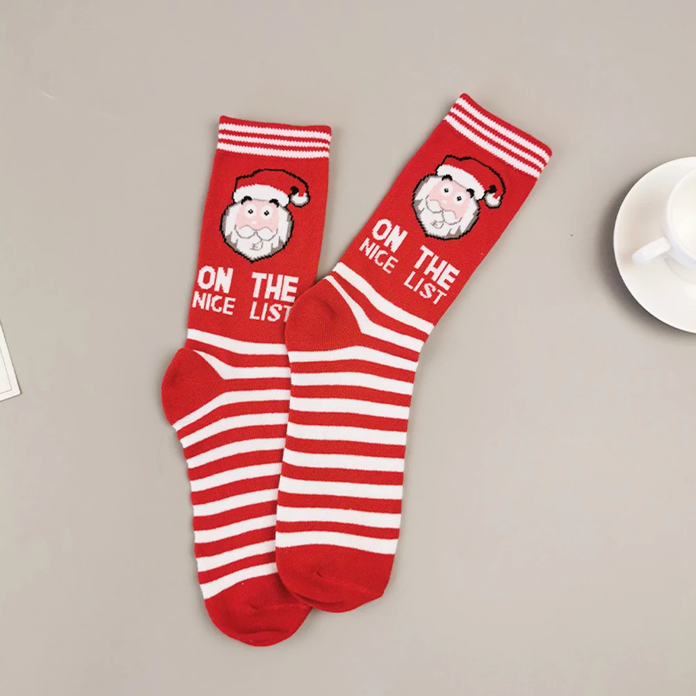 Christmas Style Socks For Men Women Breathable Comfotable Floor Sockings For Daily Wear