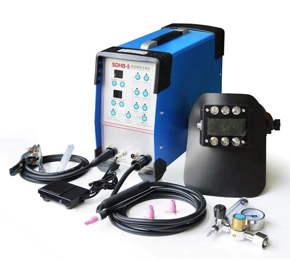 SDHB-5 High-Precision Repair Cold Welding Machine Stainless steel Single Point/Continuous/Soldering-Resistan Cold Welder