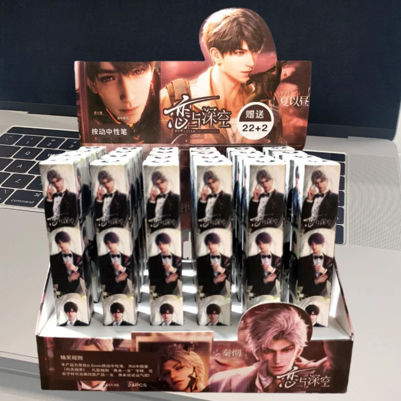 الحب والمساحة العميقة سيلوس كاليب Xavier صندوق أعمى القلم الإبداعية Ins عالية القيمة أنيمي البضائع السلس سريعة الجافة قلم محايد اللون هدية