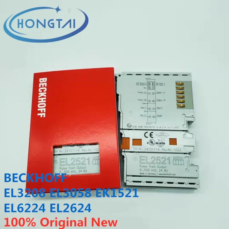 

Free Shipping Original New BECKHOFF Module EL3208 EL3058 EK1521 EL6224 EL2624 Hot Sale