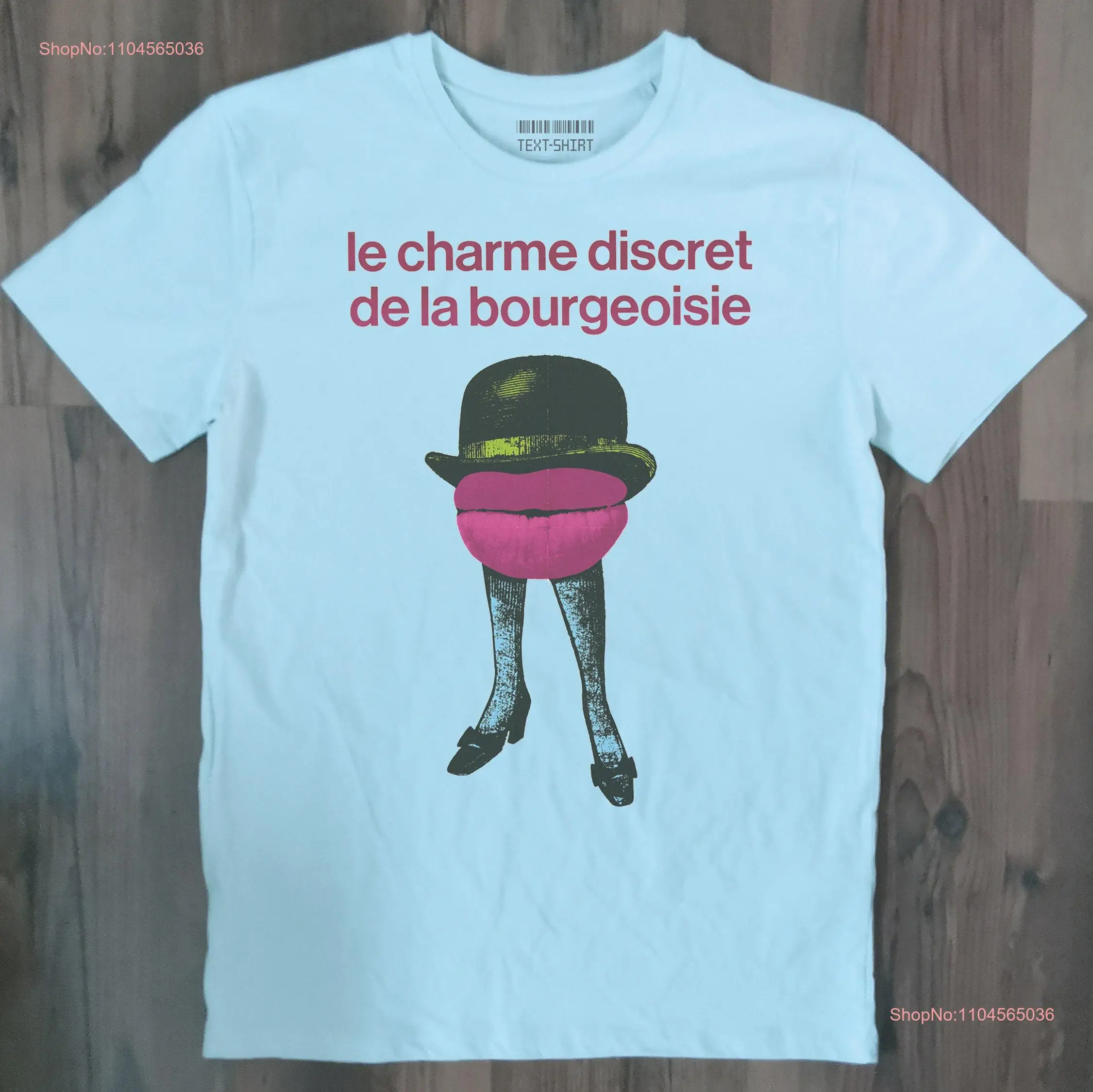 The Discreet Charm of Bourgeoisie t shirt for women and men Luis Bunuel film unique handmade cotton high quality