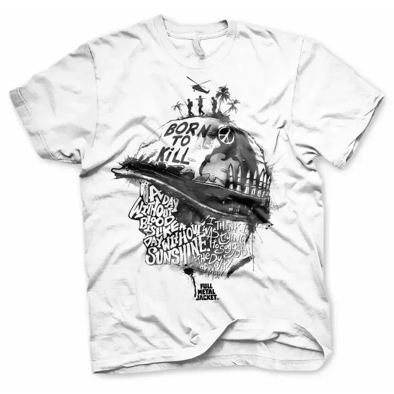 Officially Licensed Full Metal Jacket Sayings BIG TALL 3XL 4XL 5XL Men s T Shirt