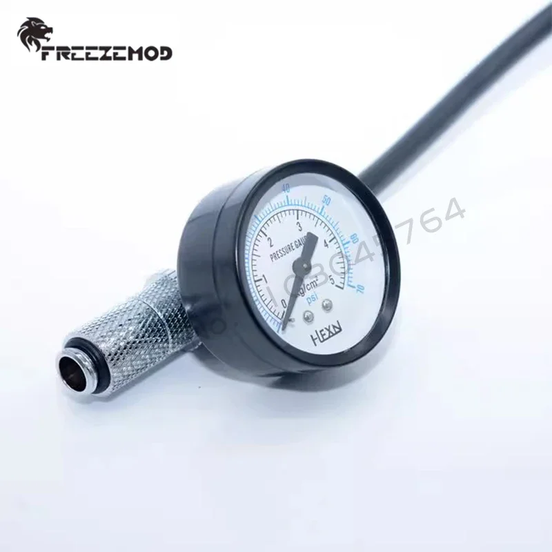 FREEZEMOD Water Cooling Leak Tester Device, Air Pressure Test Tools Kit Double Barometer  QYCL-2P