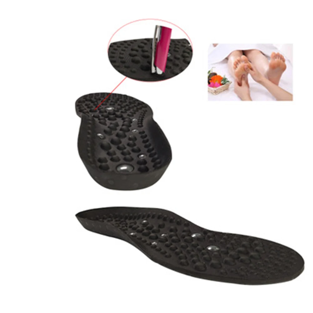 

Magnetic Therapy Insole Massage Insoles Men Foot Insert Shoe Pads Arch Care Natural