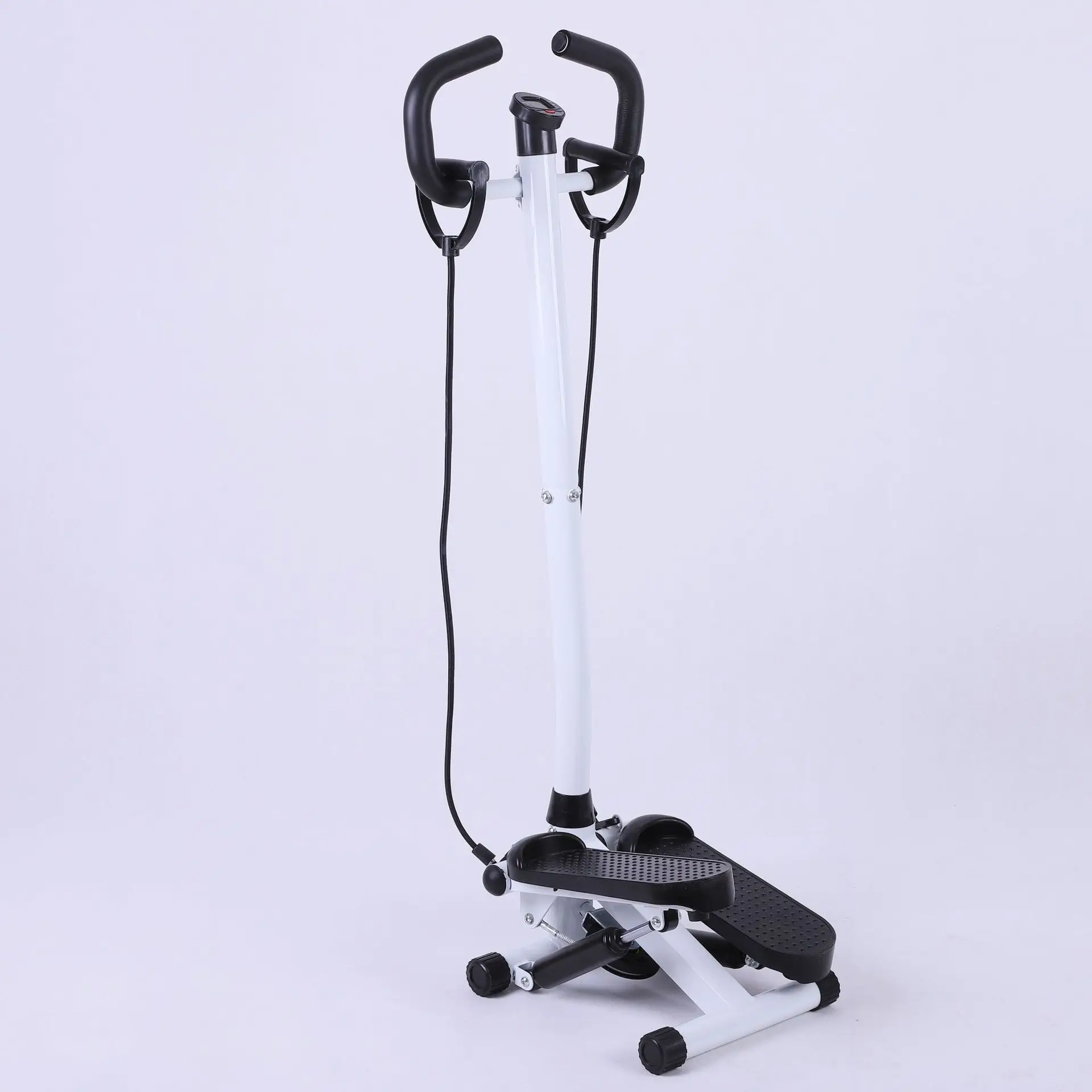 Home Stepper Indoor Fitness, Silent Climbing Stepper with Pull Rope, Small Exercise Machine for Home Gym Sports Equipment