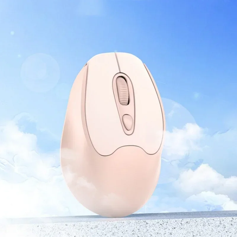 2.4G Wireless Mouse Battery Macaron Multicolor Portable Ergonomic Gaming Mouse Wireless Computer Mause Mute Mouse For Laptop PC