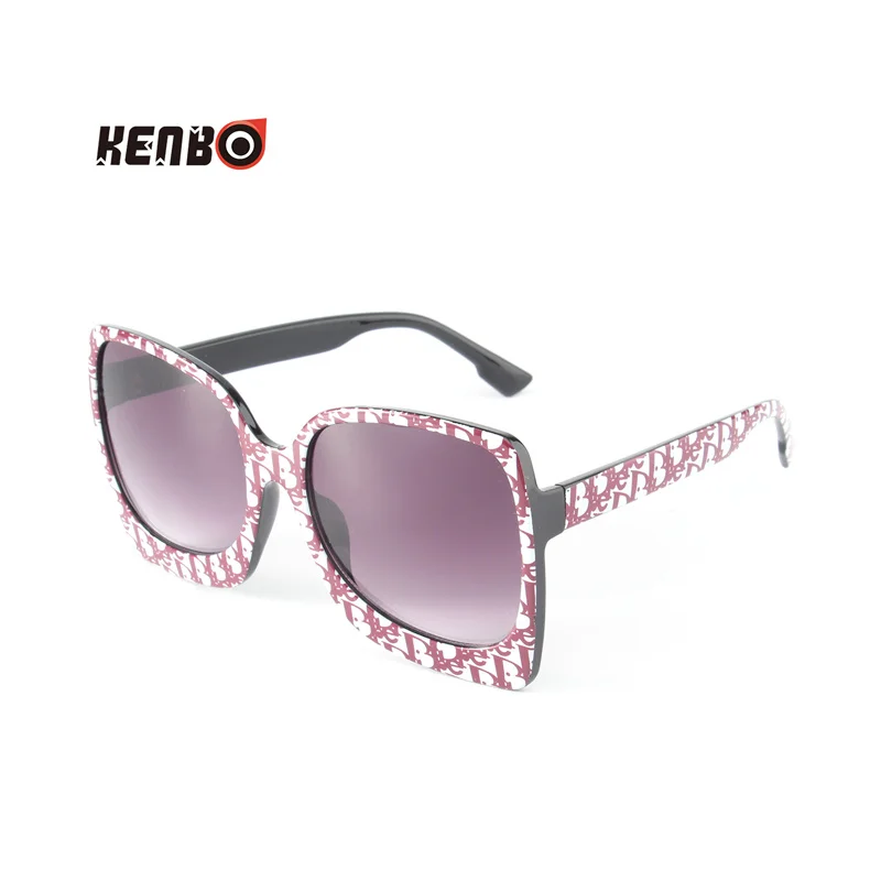 

Kenbo New Oversized Square Frame Sunglass Fashion Trendy Colorful Men Women Eyewear Vintage Luxury Brand Designer UV400 Shades