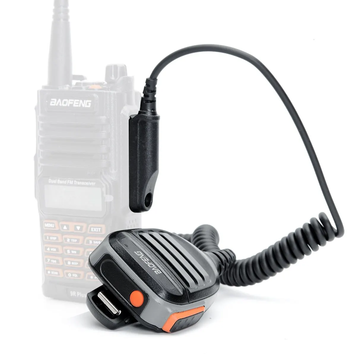 Altavoz y micrófono impermeable Baofeng para walkie talkie - imagen 5