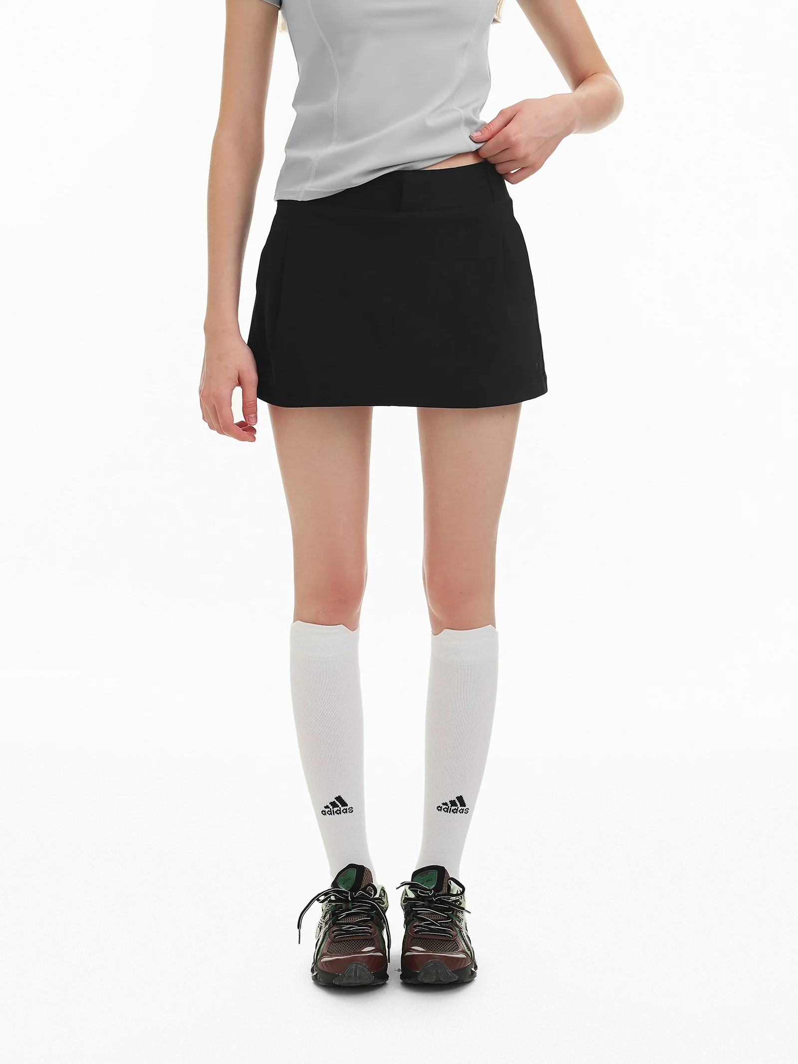 DSU Spring Summer New Comfortable Soft Sports  Skirt Women's Basic Anti-Light A-Line Outdoor Skirt Pants Nylon Fabric