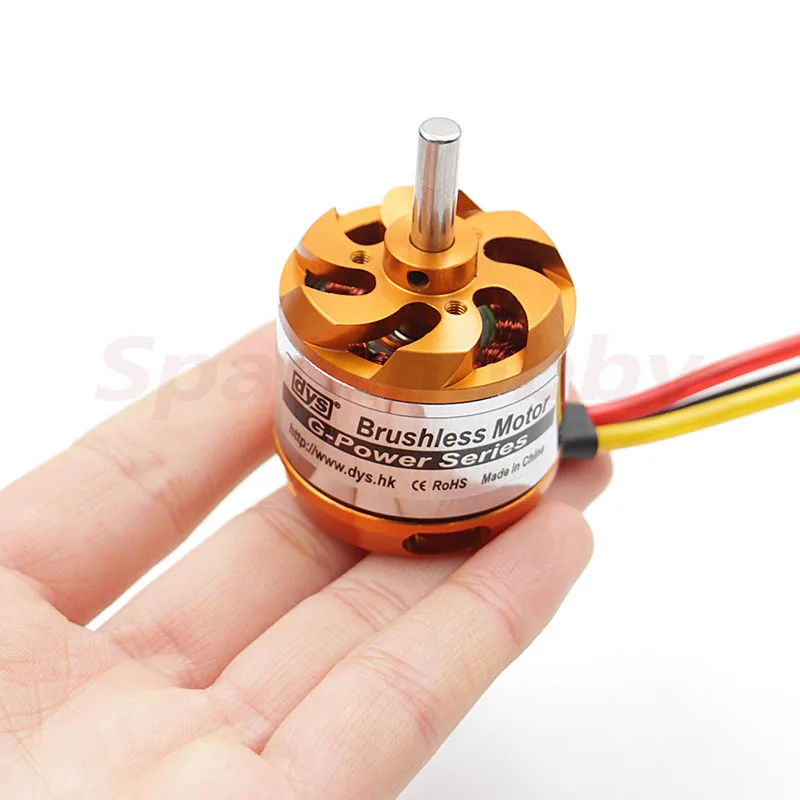 D3536 3536 750KV 910KV 1000KV 1250KV 1450KV 2-4S Lipo Brushless FPV Motor 5.0mm Shaft 102g 35x36mm Multicopters RC Plane