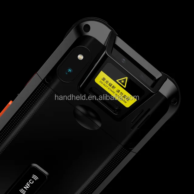 Android 15 Rugged 4-Inch Handheld PDA Data Terminal Barcode Scanner Keyboard IP67 Sealing 64GB Memory 13.56MHz NFC Stock