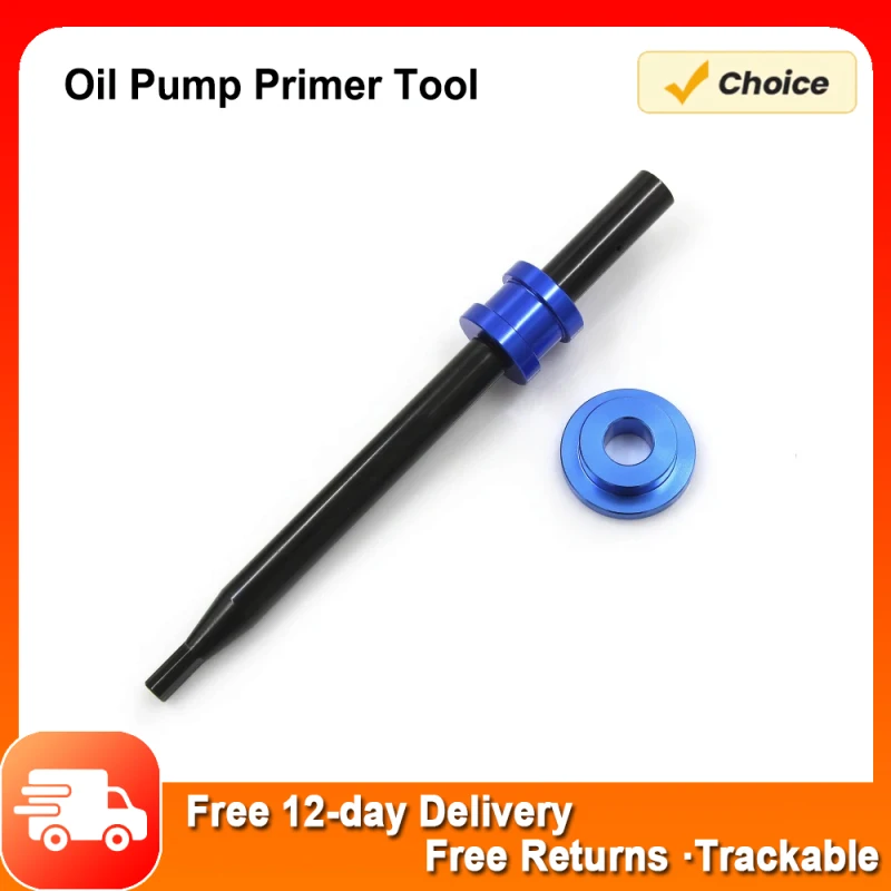 

Oil Pump Primer Tool Replacement for Chevy V6 V8 SBC 350 BBC 454 Small Big Block