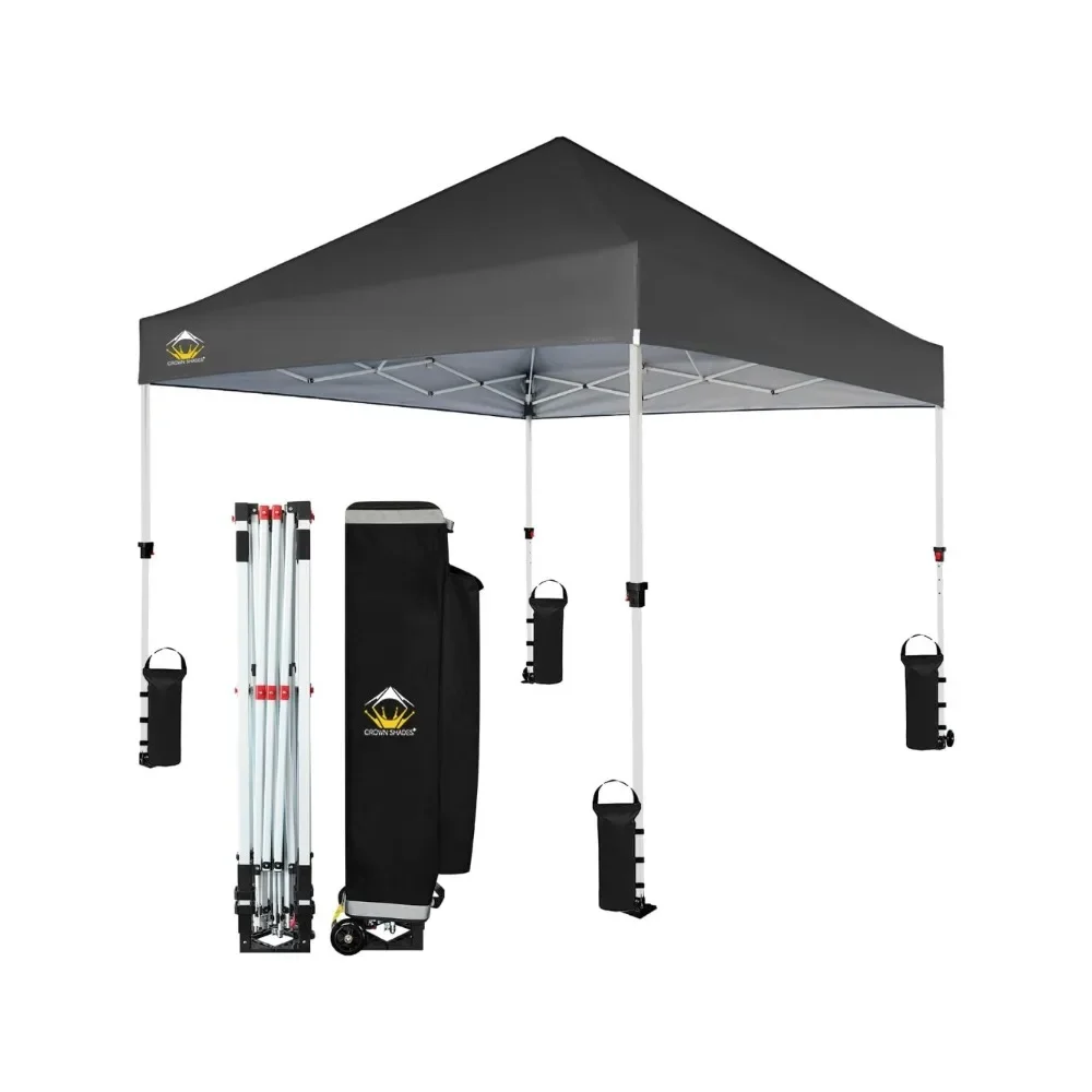 

Heavy Duty Canopy - Premium Pop Up Canopy Tent - Extra Sun Shade Protection with 400D Strength Oxford Fabric