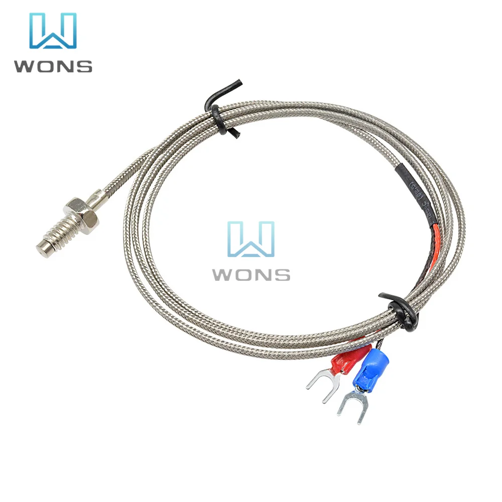 K Type Thermocouple Stainless Steel Probe 1M Thermocouple Control Temperature Controller 0-800C Industrial Sensor Probe