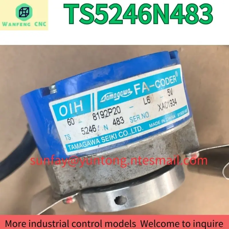 

second-hand Host encoder 60-8192-P20-L6-5V encoder TS5246N483 test OK Fast Shipping