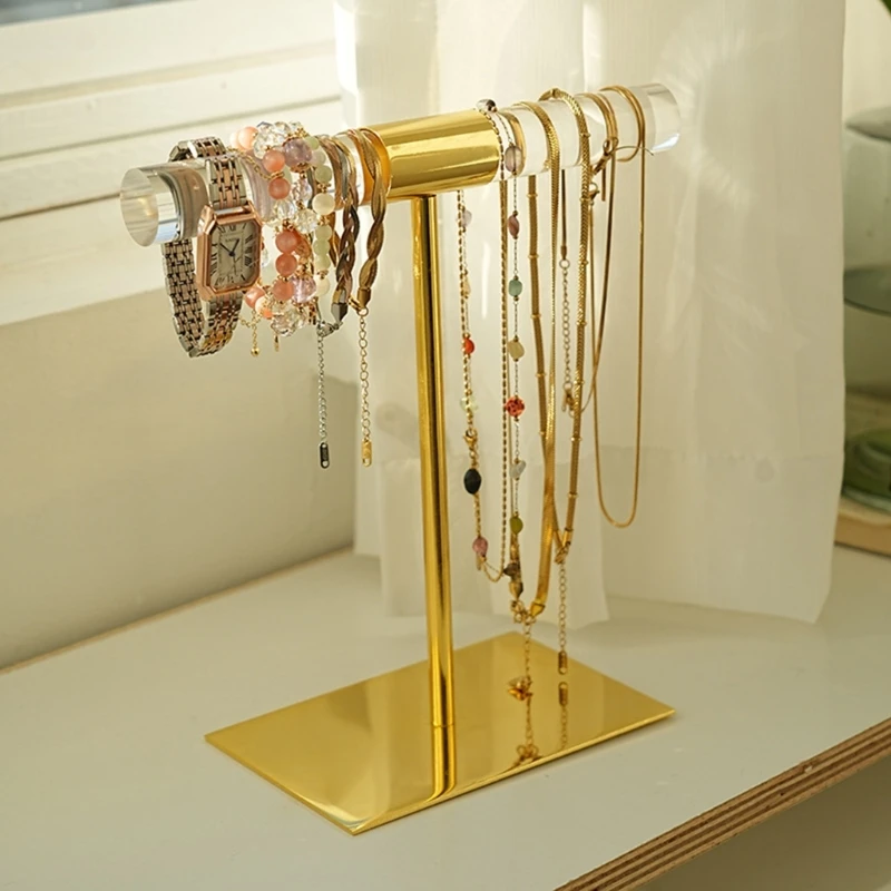 Bracelet Holder Necklace Storage Rack Display Stand Jewelry Storage Rack Acrylic Texture Suitable for Home and Shop Use