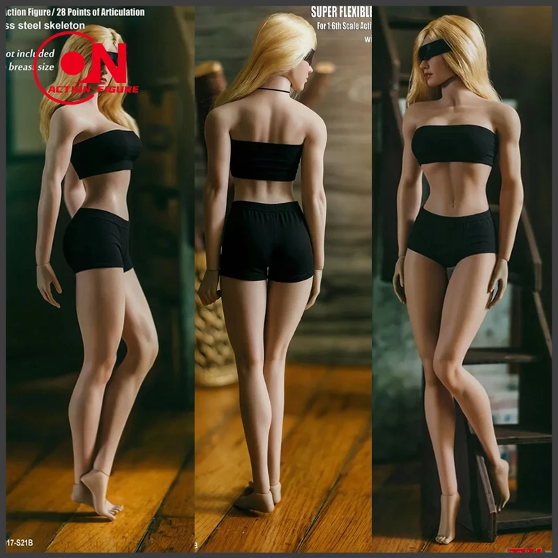 

TBLeague S18A S19B S18B S19C S20A S21B S22A S23B TBL 1/6 Super Soft Women's Seamless Body Brown Light Medium Large Action Figure