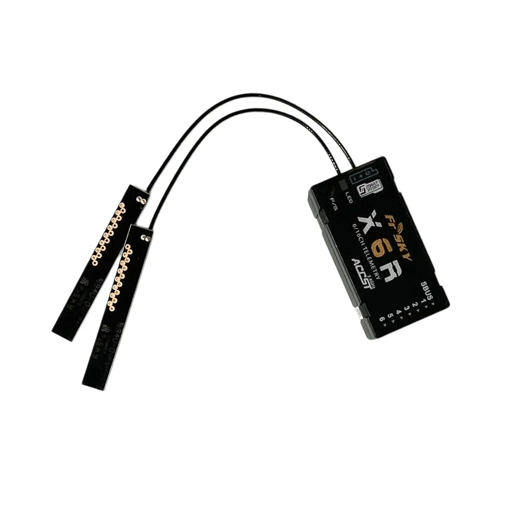 FrSky X6R 2.4G 16CH SBUS Receiver W/ PCB Antenna Smart Port Data Return for Taranis X9D Jumper T16 T18 Radiomaster TX16S Drone