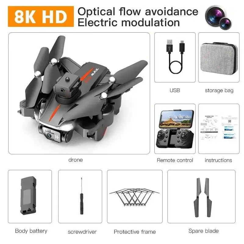 To P11 Max Drone 8K HD 5G GPS Professional Aerial Photography Dual Camera Obstacle Avoidanc Brushless Quadrotor 10000M ..