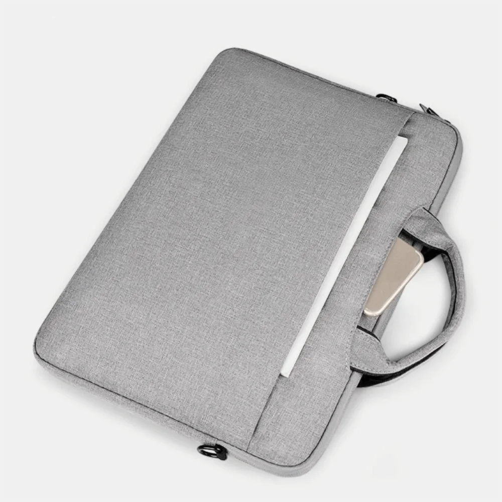 

Water-resistant Laptop Bag Sleeve Universal 15.6 Inch Handbag Briefcase Padded Protection Compact Design Laptop Case