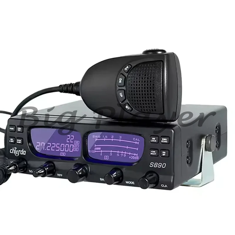 وصل حديثا S890 CB جهاز الإرسال والاستقبال على الموجات القصيرة المحمول 40 واط لاسلكي تخاطب SSB AM راديو FM 50 كيلومتر اتصالات USB لمسافات طويلة