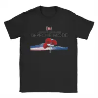 Impresionantes camisetas Depeche Cool Mode para hombre, camisetas 100% de algodón con cuello redondo, camiseta de manga corta de la gira mundial 2024, camisetas para adultos