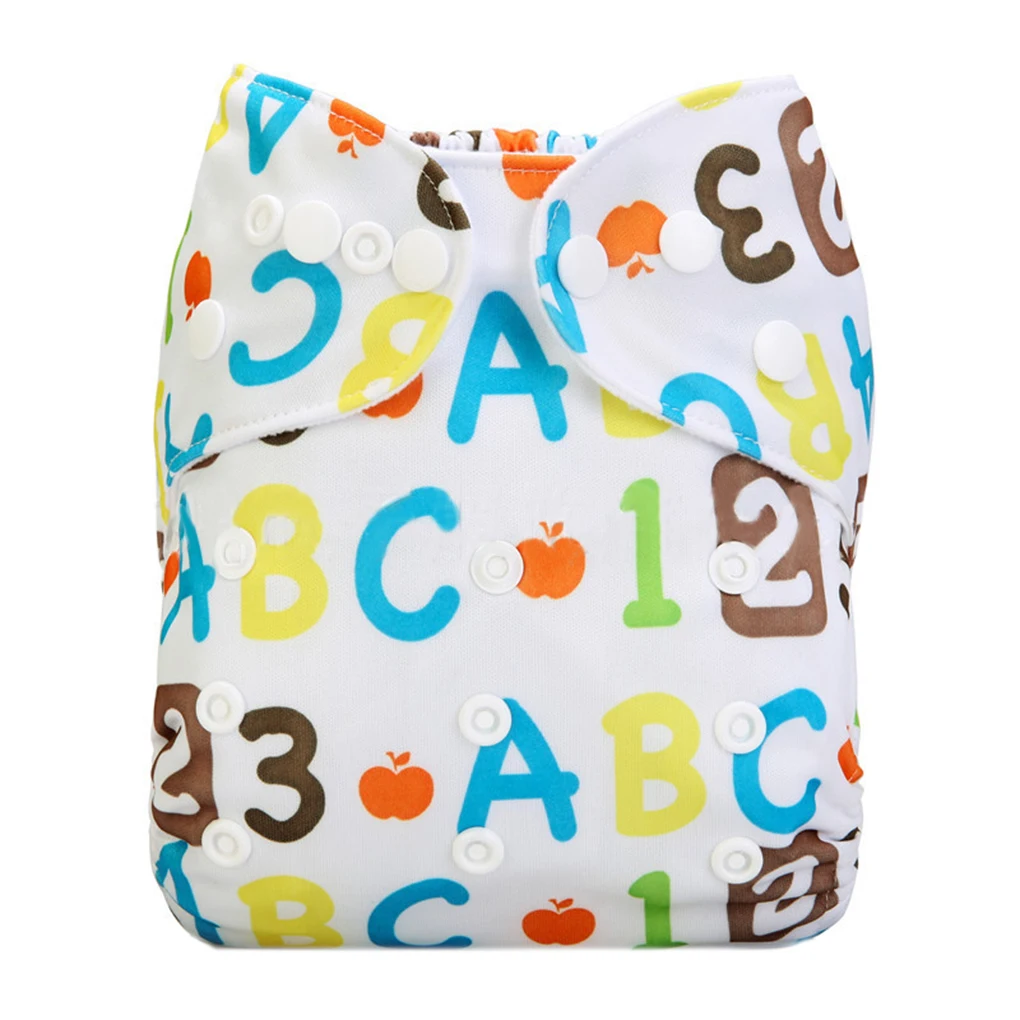 

Моющиеся многоразовые подгузники с мультяшным узором, герметичные дышащие водонепроницаемые подгузники из ТПУ, детские штаны