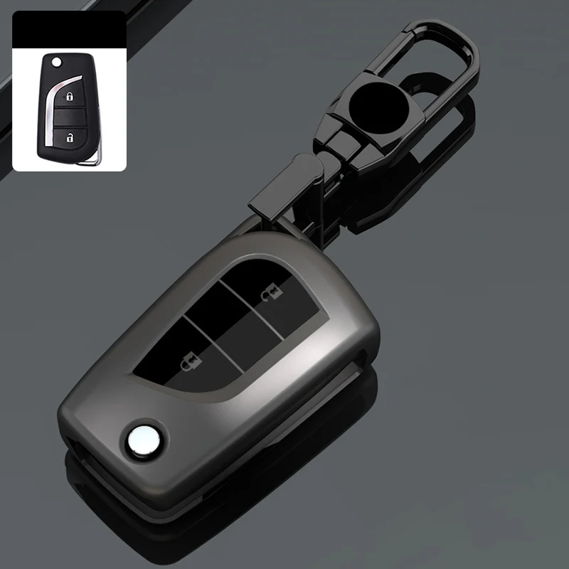 TPU Car Key Case Cover For Toyota Hilux Corolla Avensis Prado Fortuner RAV4 CHR Shell Accessories