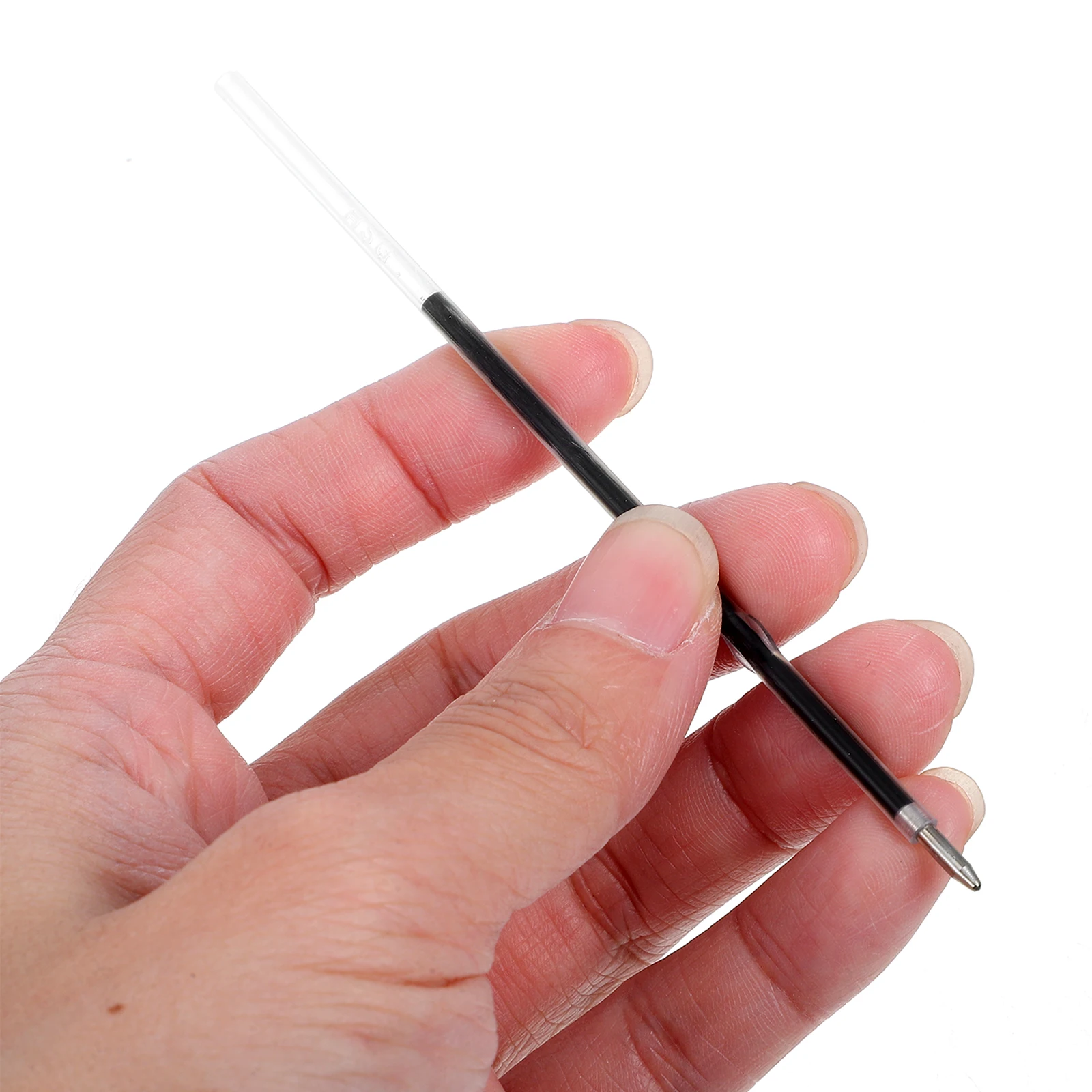 100 Pcs Pen Refills 0 Ink Refills For Beadable Pen 7mm Blue Ink Core for Office Writing Smooth Longlasting Easy