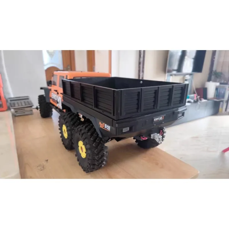 Damage-Free Realistic Texture Rear Bucket Side Panels (4-Piece Set) for CROSSRC EMO XL2 1/8 Scale RC Crawler – Upgrade Parts