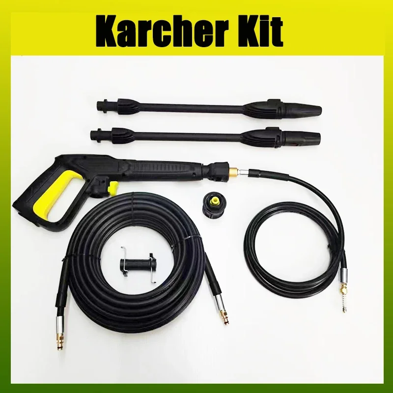 

High Pressure Washer Pipe Gun Kit for Karcher Car Wash Cleaning Water Spray Lance Replacement Pistol Wand Nozzle Adapter
