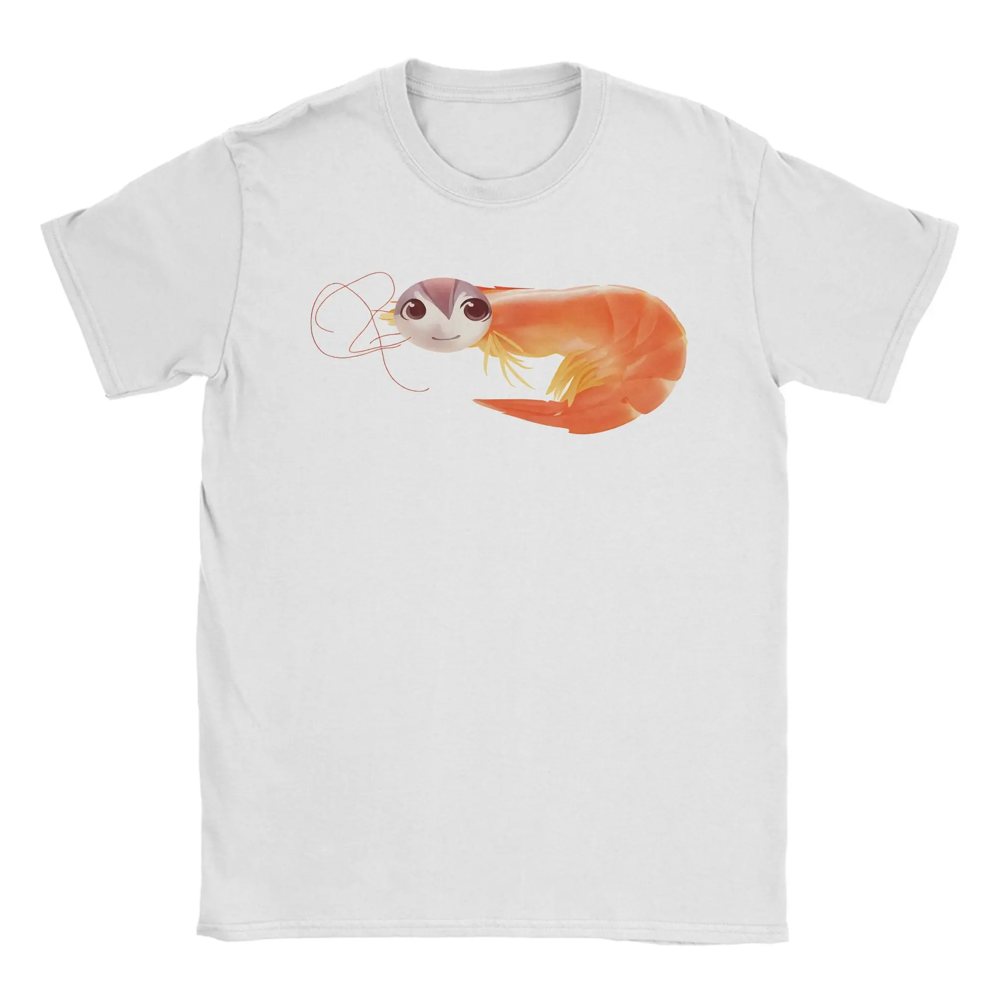 الترفيه الروبيان الإبداعية Kasane تيتو التعبير تي شيرت الرجال طاقم الرقبة القطن تي شيرت مضحك قصيرة الأكمام تيز هدية عيد ميلاد القمم