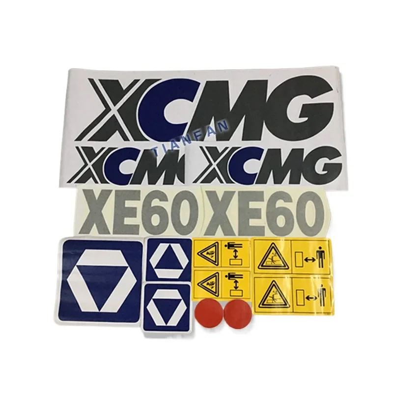 

Excavator Accessories For Xcmg Excavator Truck Stickers 60 80 120 150 180 220 Full Body Stickers