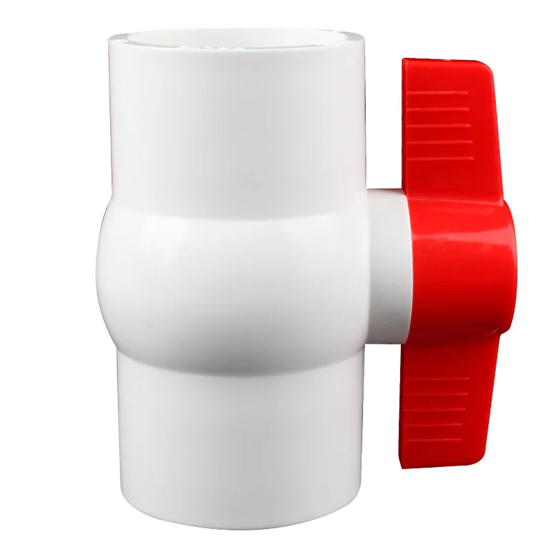 Garden Irrigation Water Pipe Joint Aquarium Wate Control Ball Valve 20~50mm PVC Pipe Direct Tee Elbow Union Cross Connector