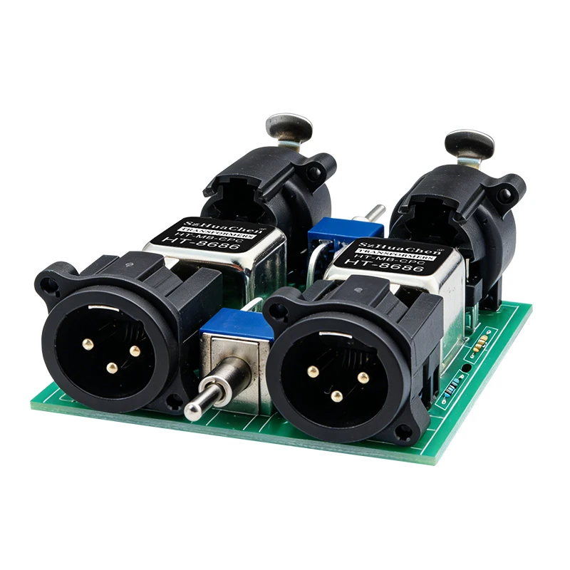2-Wege-Audio-Isolator Audio-Stromrauschunterdrücker XLR 6,5 Lotus Isolator Mixer Live-Übertragung – Detail 2