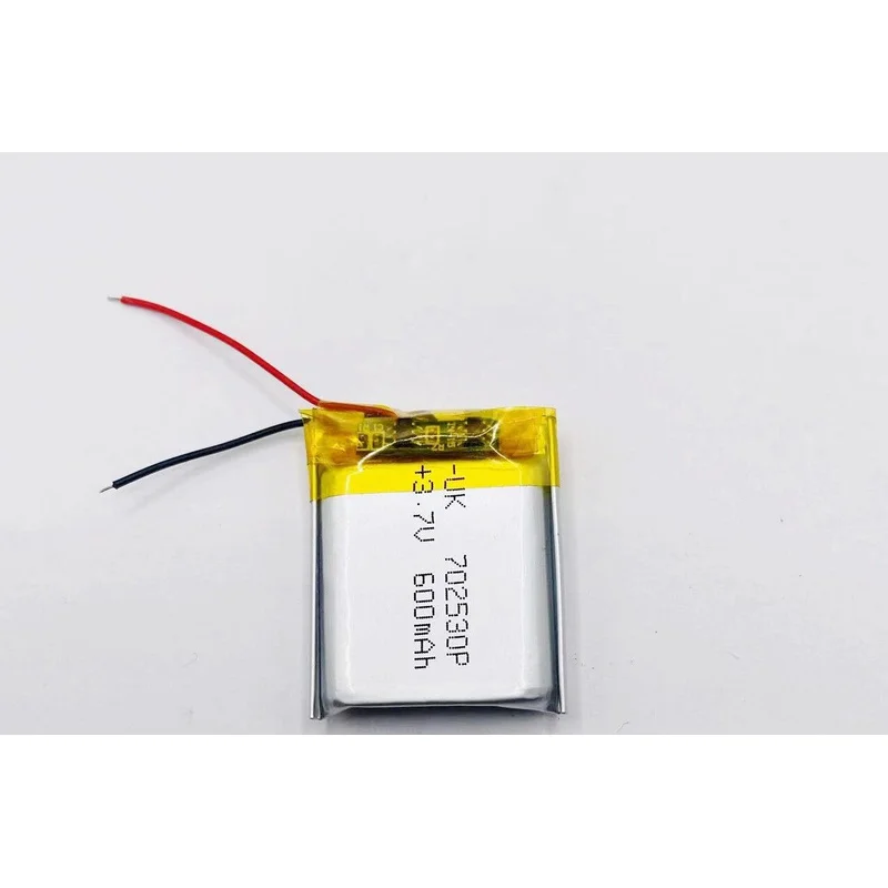 

5 шт. 3,7 В 600 мАч LiPo аккумуляторная батарея 702530 для Bluetooth-рекордера GPS