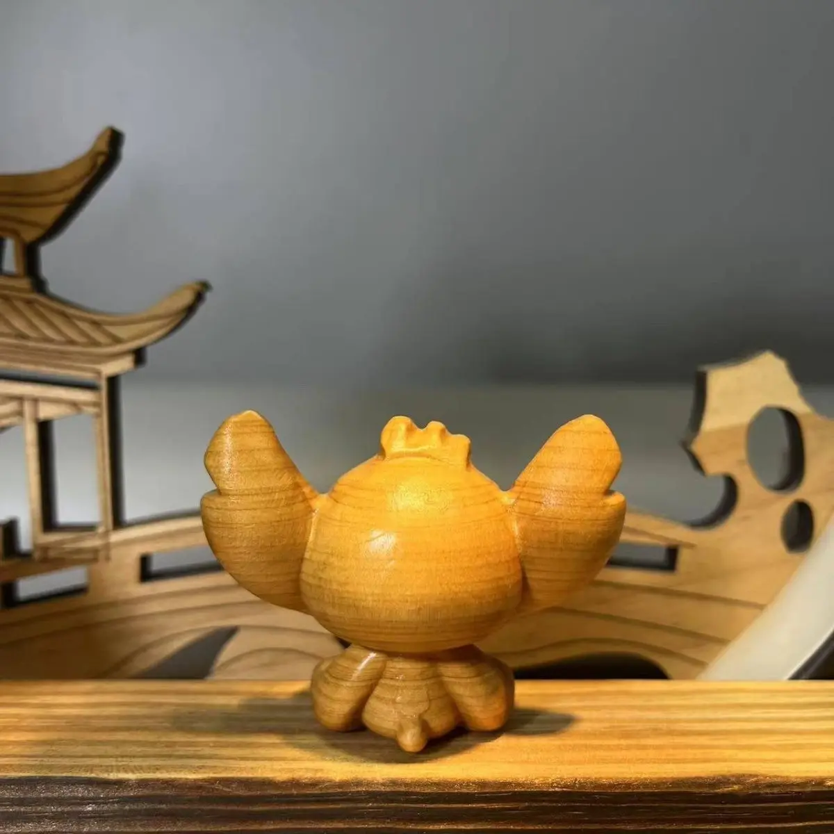 ليلو وستيتش اليدوية الخشب نحت كليف السرو الخشب الصلب تمثال الخشب الديكور الداخلي غرزة الخشب الصلب الشكل